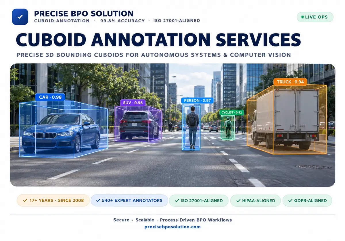 Flowchart of sensor inputs feeding a 3D annotation portal producing labeled outputs