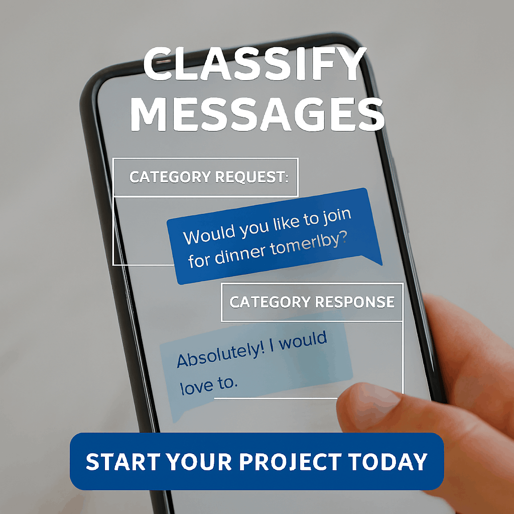 text annotation classification of messages
