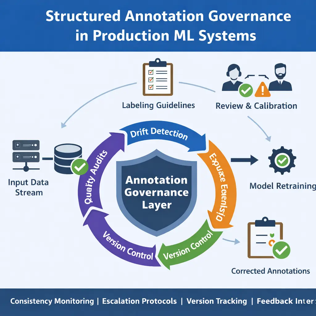 Annotation Governance in ML Production: Preventing Drift